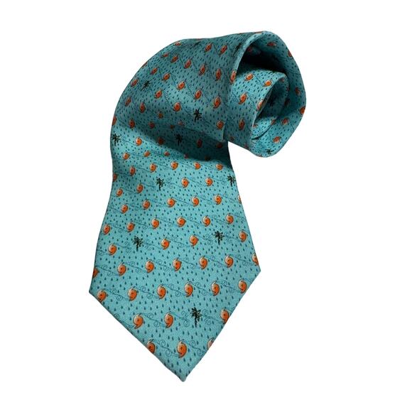 NOLA Couture Other - NOLA Couture Hurricane Palm Trees Silk Tie New Orleans